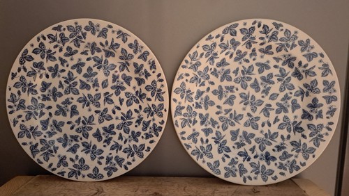 Ikea blue dinner plates - 6,