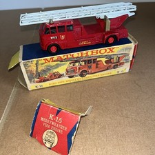 Matchbox K-15 King size Merryweather Fire Engine, Boxed, Original, Vintage.
