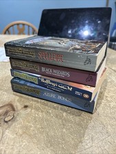 4x Forgotten Realms Paperbacks. Spellfire, Black Wizards, Azure Bonds, Halfling