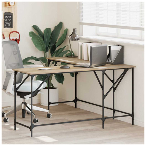 Shaped corner desk sonoma - l-shaped,