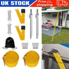For Fiamma Tie Down S Kit Awning Canopy Privacy Room Wind Storm Straps Yellow