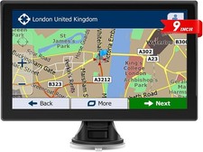 Sat Nav for Car/Truck, 9 inch Touchscreen GPS Navigation, With 2025 UK Europe Ma