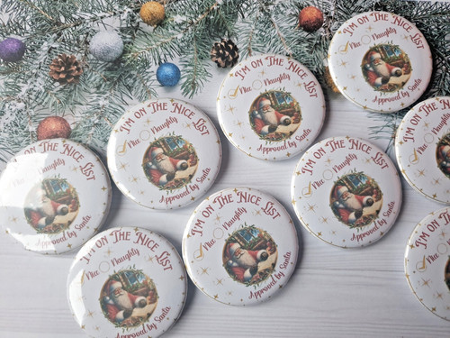 Santa naughty nice list - naughty, or
