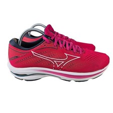 Mizuno Women's Wave rider 25 Running Trainers Red - Size UK5.5/EU38.5