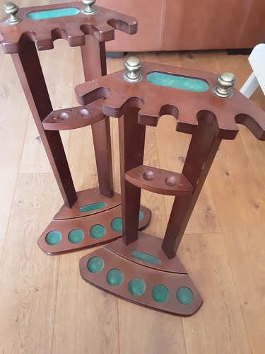 Two golf clubs displaying - two,