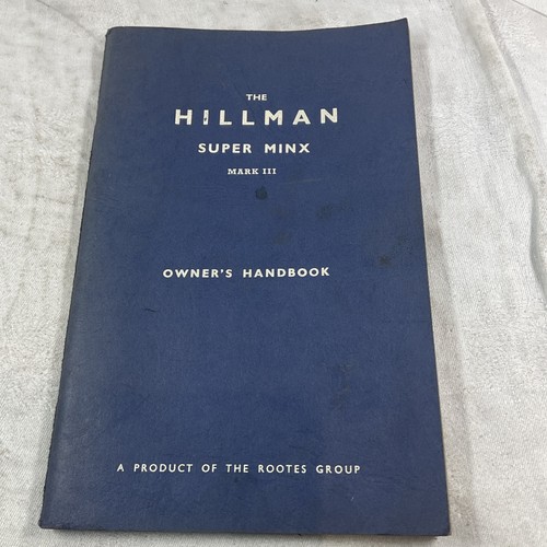 Vintage hillman super minx - vintage,