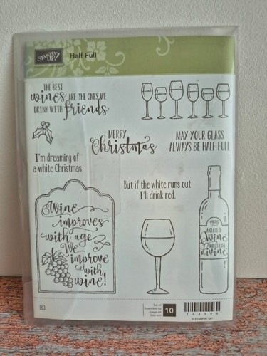 Stampin half full cling - stampin,