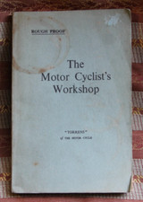 The Motor Cyclists Workshop Book rough proof Torrens 1961 Vintage Motor  Bike