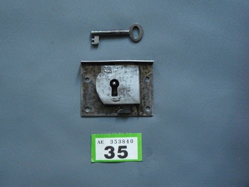 Steel box trunk drawer lock - box, &