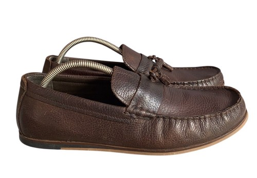Next brown loafers slip - next,