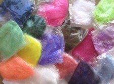 7g ANGELINA FIBRES SHIMMERING BONDABLE HOT FIX FELTING Choice Of 14 Colours