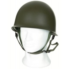 US Army M1 Helmet Steel Helmet Military Steel Helmet Olive Green Reenactment WWII WW2