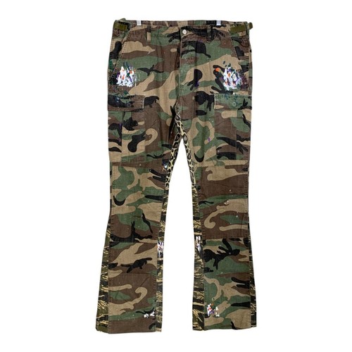 Mnml bootcut cargo trousers - mnml,