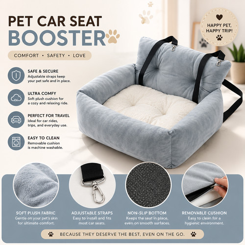 Dog car booster - car, seat