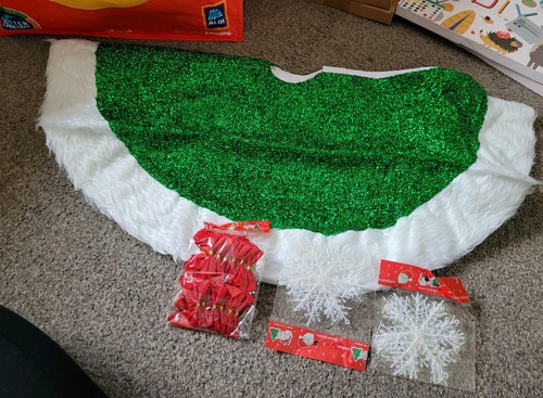 Christmas tree skirt brand - christmas, skirt,