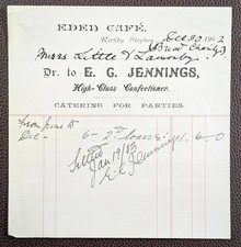 1902 E.G. Jennings Eden Cafe &