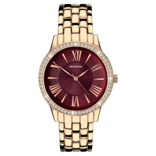 Sekonda ladies 33mm ruby dial - sekonda,