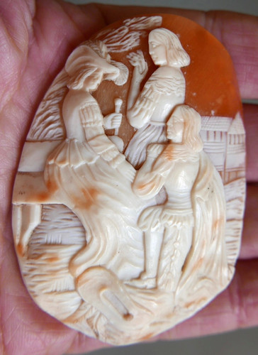 Huge carved antique 19th - antique,
