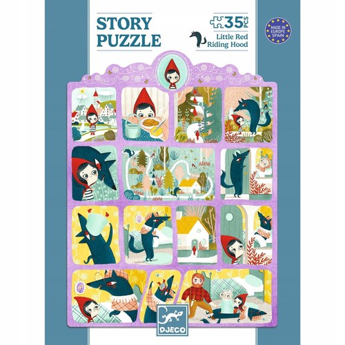 Djeco little red riding hood - little,