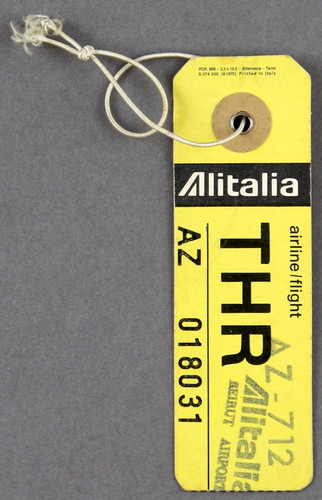 Alitalia thr teheran vintage - thr,