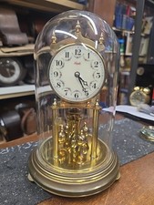 Antique 400-day Anniversary Dome Clock By Kundo Made In Germany