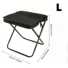Portable folding stool with