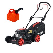17" Self-Drive Petrol Lawnmower + 5L HDPE Fuel Jerry Can