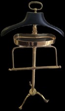 Vintage Brass MCM Valet