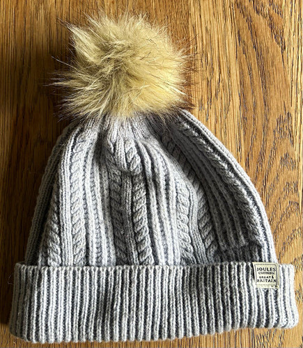 Joules grey cable - joules, bobble