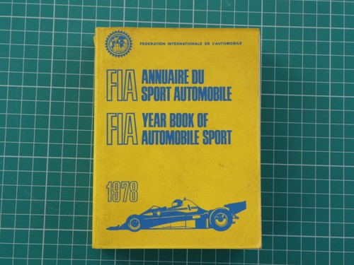 1978 fia year book - 1978, of