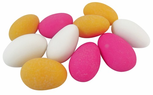 Sugared almonds sweets - sugared,