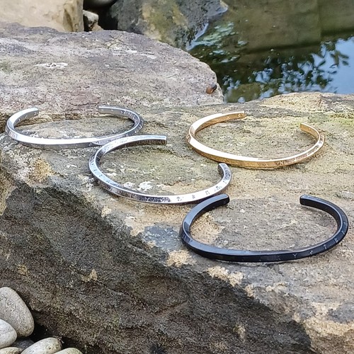 Mens twisted rune cuff - mens,