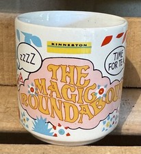 Vintage White Pottery China - THE MAGIC ROUNDABOUT China Mug #JNU134