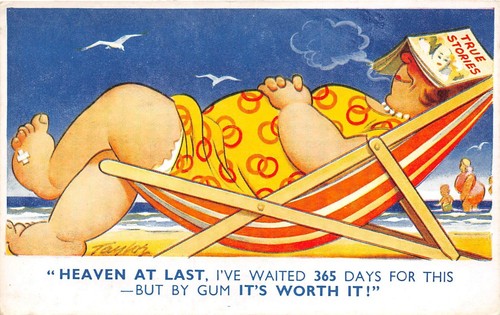 Postcard bamforth seaside - bamforth,