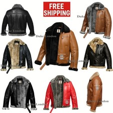 Mens B3 Raf Real Sheep Skin