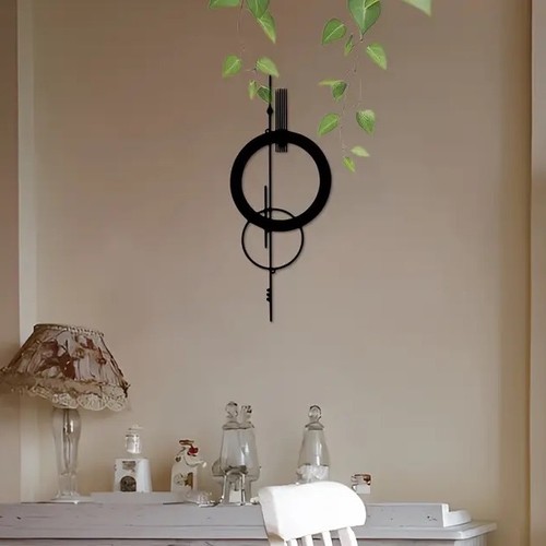 Abstract circle metal wall - abstract, art