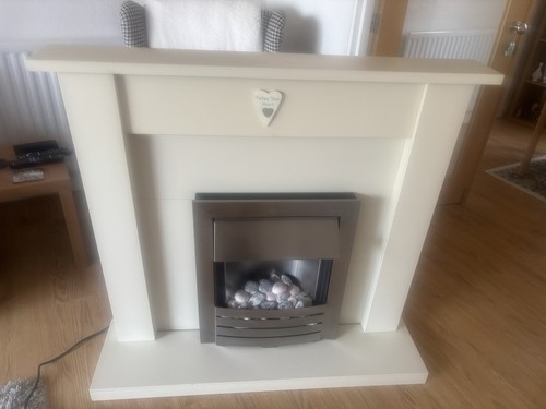 Fireplace surround with - fireplace,