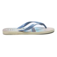 HAVAIANAS Mens Blue Flip Flop Synthetic UK 7 Comfortable Casual Summer Beachwear