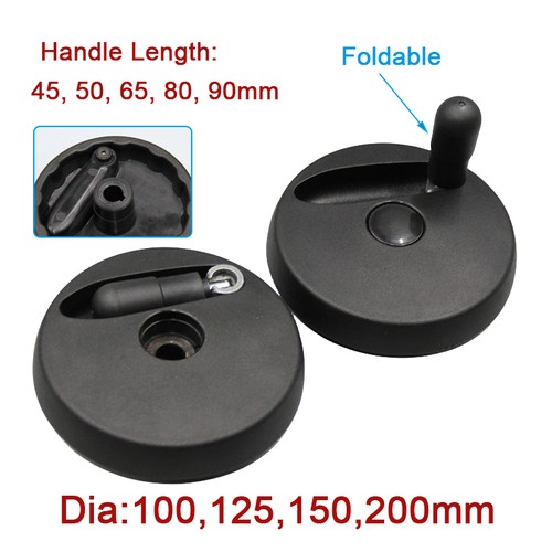 Foldable flat handwheel - foldable,