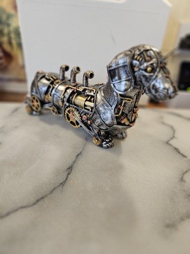 Gothic steampunk dachshund - gothic,
