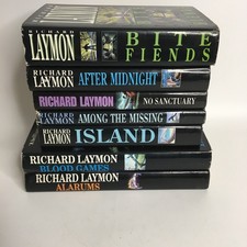 Richard Laymon Lot of 7 Horror Hardback Novels. BCA, Most 1st Print. VGC.