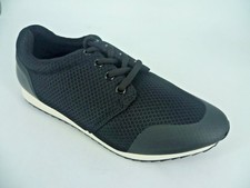 Tu Ladies Mesh Lace Up Trainers Black UK 5 EU 38 SALE KK 08