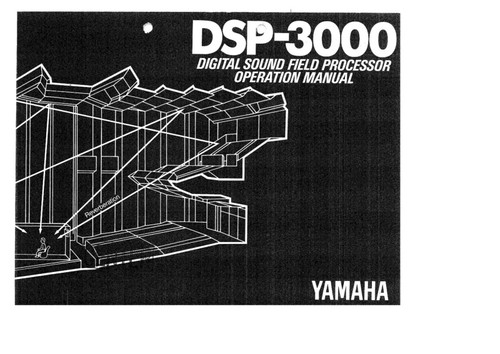 Yamaha dsp 3000 amplifier - dsp-3000,