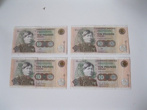 Clydesdale bank 10 - 4,