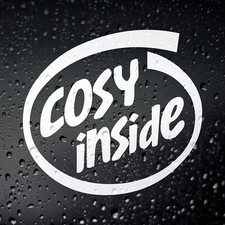 Cosy Inside Campervan Sticker - Motorhome Caravan T25 T4 T5 Vanlife Camper