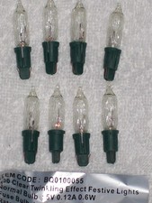 8 x B & Q Faceted Effect Spare