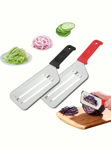 Double edged vegetable knife - edged,