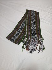 Woven Sash Belt Scarf  6" x