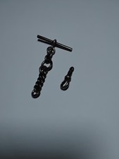 Silver watch chain Tbar and
