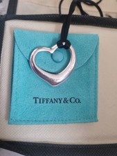 AUTHENTIC Tiffany & Co Necklace- Elsa Peretti- Extra Large 35mm Open Heart